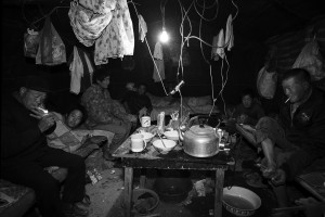 2008年造桥民工的夜晚