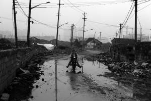 2010年拆迁后的工地
