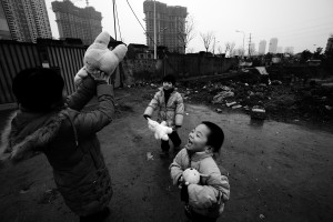 2010年接到工地过年的孩子