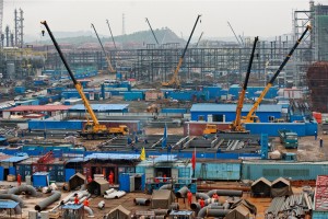 2010年 建设中的抚顺石化总公司