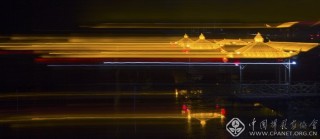 海青夜景 李洪波