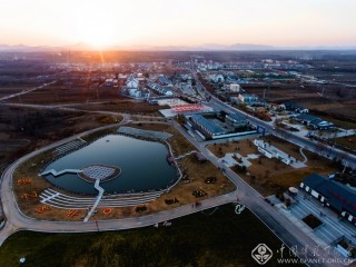 海青镇日落 王立民