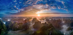 赵文庆  《弄岗晨曦》
