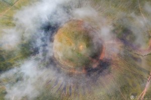 俯瞰乌兰哈达火山-2020-内蒙古_乌兰察布